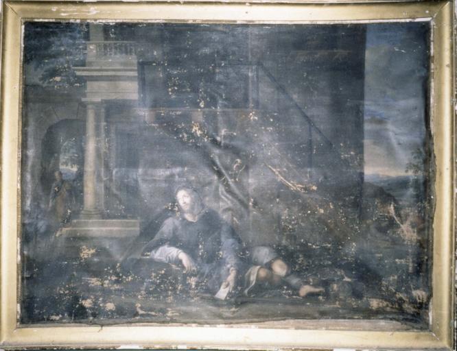tableau : Saint Alexis allongé, huile sur toile, 18e siècle - © Ministère de la Culture (France), Médiathèque du patrimoine et de la photographie, diffusion RMN-GP