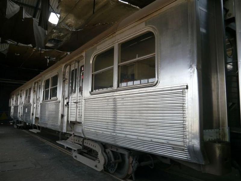 remorque d'un élément automoteur de banlieue Z 5119, vue partielle