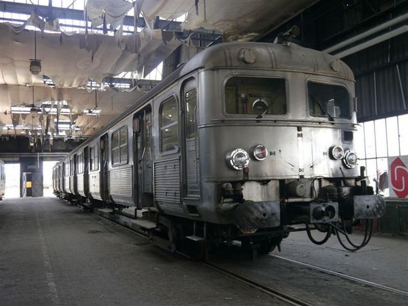 remorque d'un élément automoteur de banlieue Z 5119, vue partielle