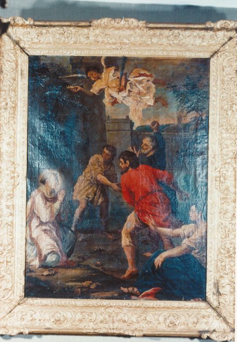 tableau et son cadre : Lapidation de saint Etienne - © Ministère de la Culture (France), Médiathèque du patrimoine et de la photographie, diffusion RMN-GP