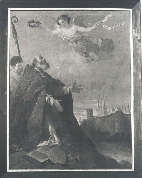 Tableau : Saint Aubin évêque