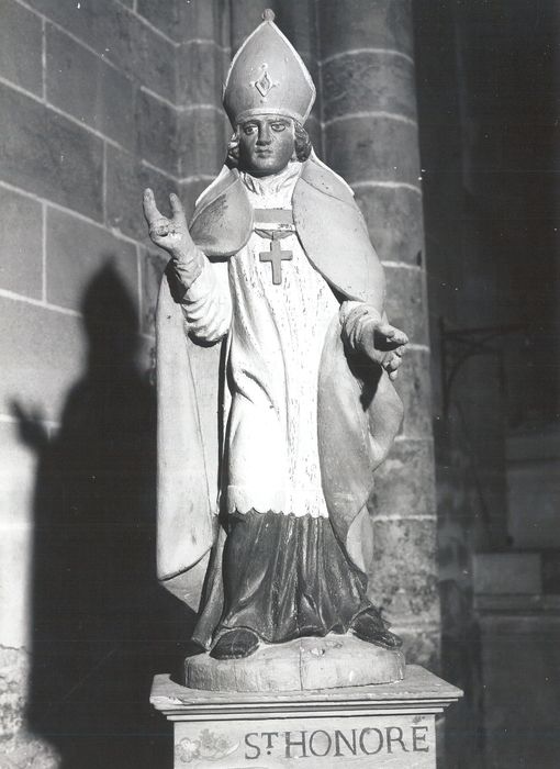 Statue : Saint évêque (saint Honoré)