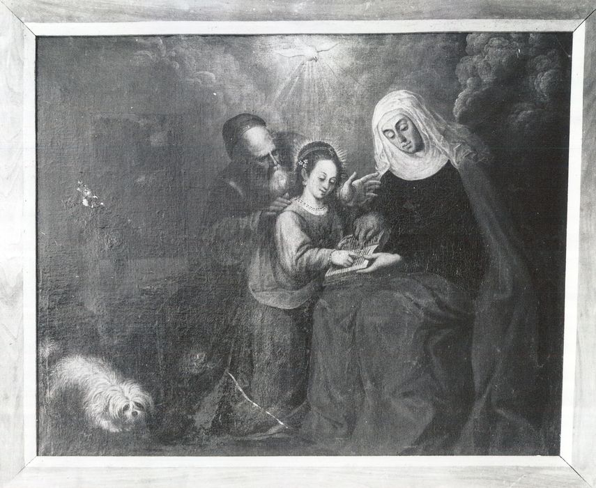 Tableau : Sainte Anne et la Vierge