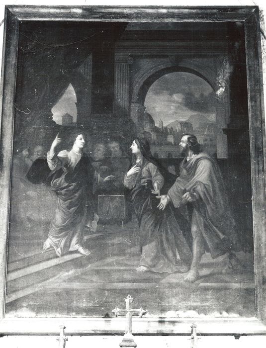 tableau : Le Christ au Temple