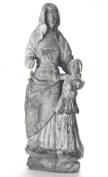 Groupe sculpté : Sainte Anne et la Vierge