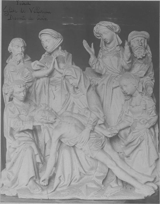 groupe sculpté : la Descente de Croix - © Ministère de la Culture (France), Médiathèque du patrimoine et de la photographie, diffusion RMN-GP