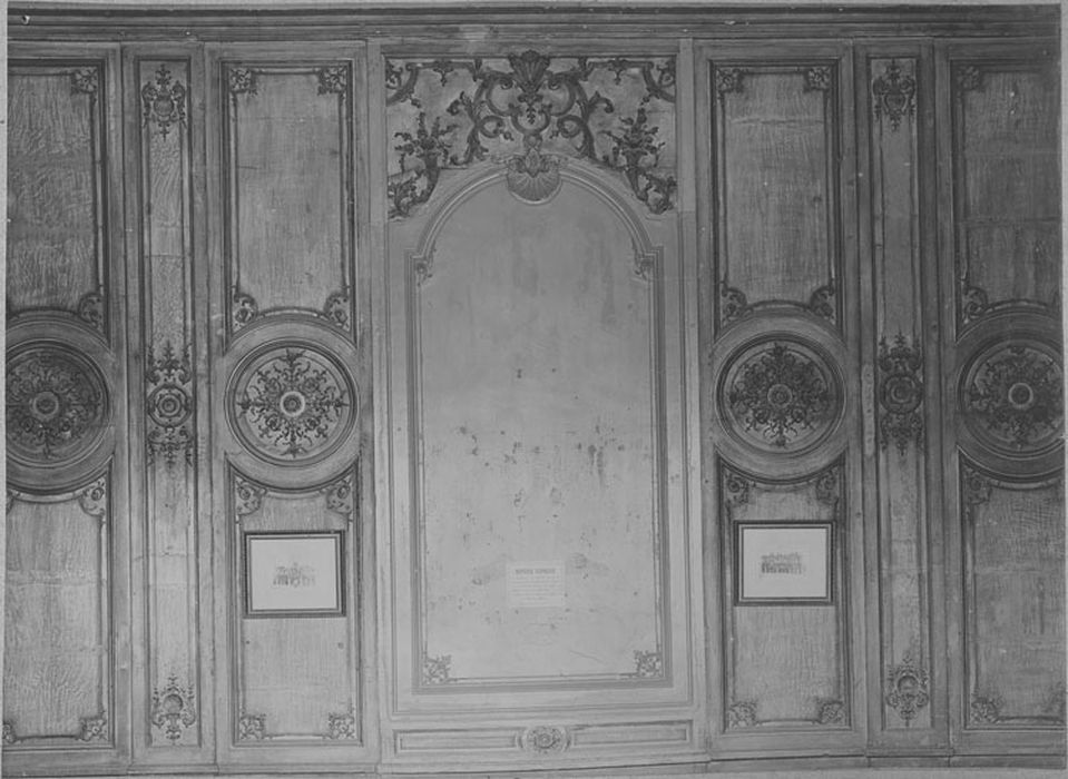 lambris de revêtement, vue partielle - © Ministère de la Culture (France), Médiathèque du patrimoine et de la photographie, diffusion RMN-GP