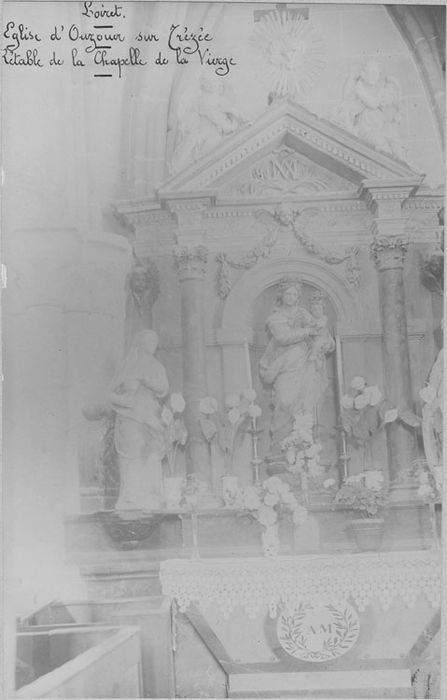 retable de la chapelle de la Vierge - © Ministère de la Culture (France), Médiathèque du patrimoine et de la photographie, diffusion RMN-GP