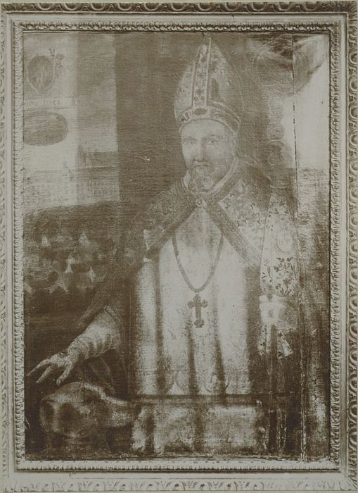 tableau : portrait d'Antoine Rose évêque de Clermont d'Auvergne et abbé de saint Mesmin