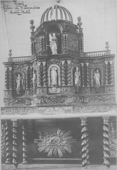 Autel, retable (maître-autel)