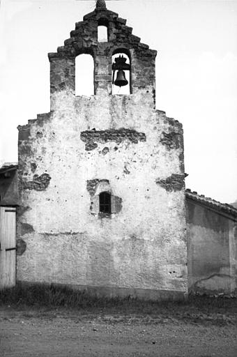 Extérieur : façade, mur clocher