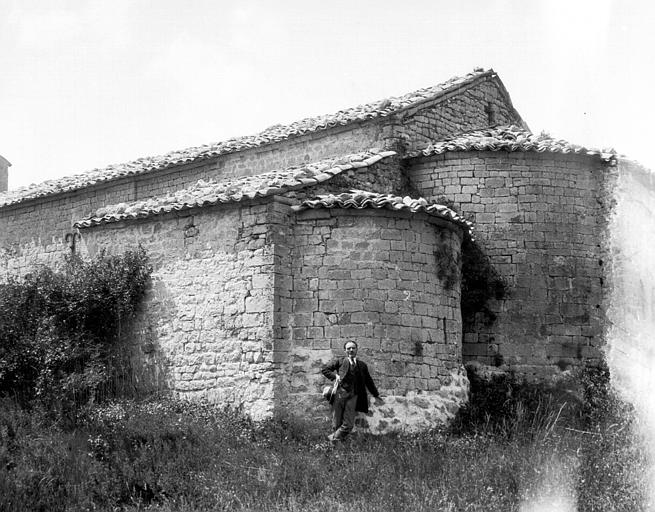 Extérieur : façades, absidiole