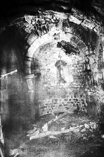 Intérieur : voûte, arc