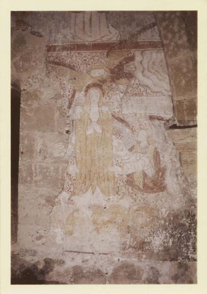 peintures monumentales du choeur, détail du boeuf de saint Luc