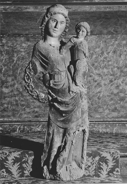 statue : Vierge à l'Enfant provenant de la chapelle Notre-Dame de Verdale