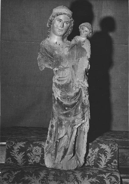 statue : Vierge à l'Enfant provenant de la chapelle Notre-Dame de Verdale