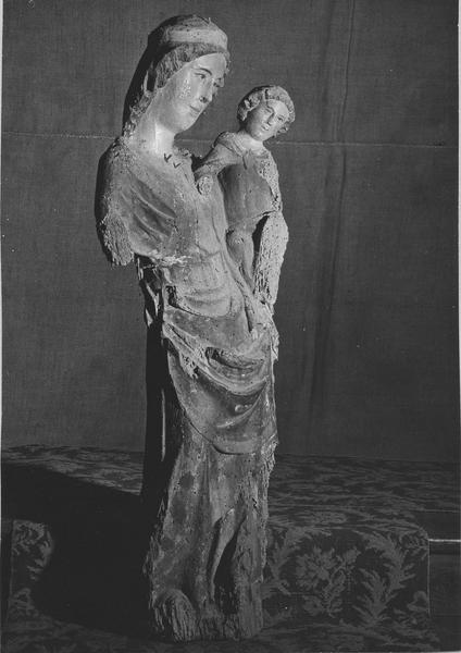 statue : Vierge à l'Enfant provenant de la chapelle Notre-Dame de Verdale