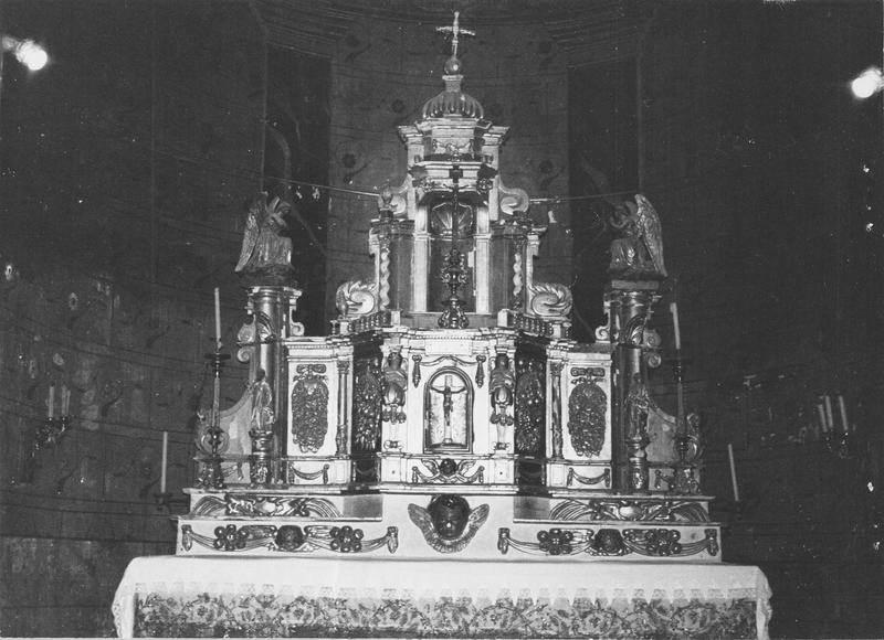 retable, gradins d'autel, tabernacle
