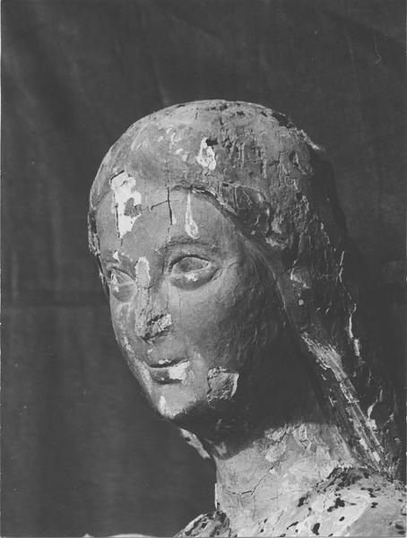 statue : Vierge à l'Enfant dite Vierge de Pradines