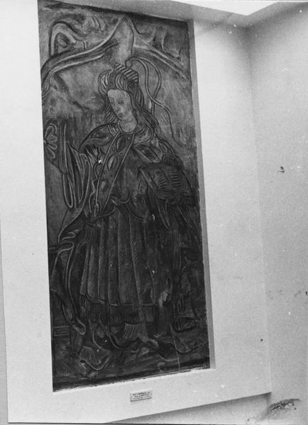 relevé conservé au Palais de Chaillot (musée des monuments français) des peintures monumentales : Pêchés capitaux (les)