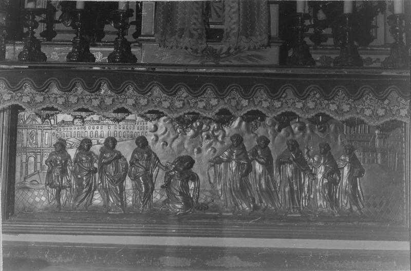 devant d'autel : Saint Dominique et la reine Blanche de Castille - © Ministère de la Culture (France), Médiathèque du patrimoine et de la photographie, diffusion GrandPalaisRmn Photo