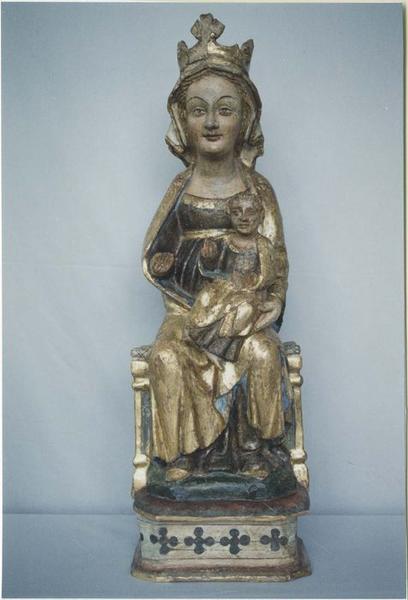 statue : Vierge à l'Enfant, vue générale