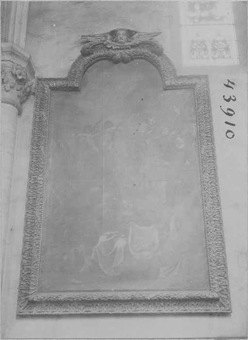 tableau : Adoration des bergers, cadre