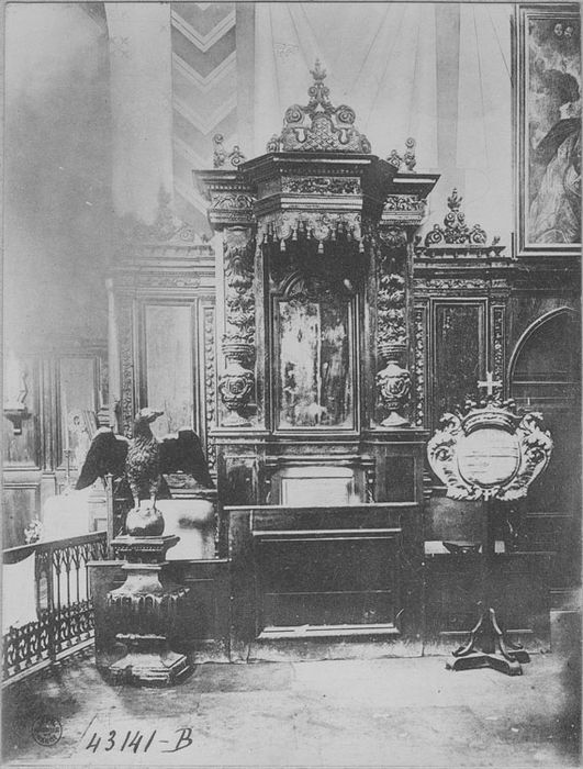 lutrin (aigle-lutrin) ; chaire abbatiale