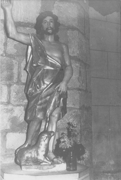 statue : saint Jean-Baptiste, vue générale