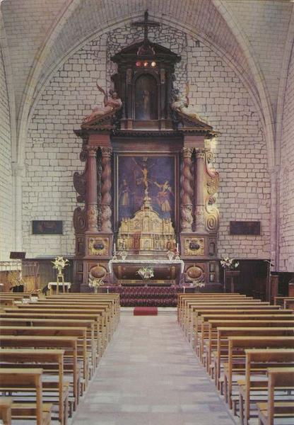 autel, retable (maître-autel), vue générale - © Ministère de la Culture (France), Médiathèque du patrimoine et de la photographie (objets mobiliers), tous droits réservés