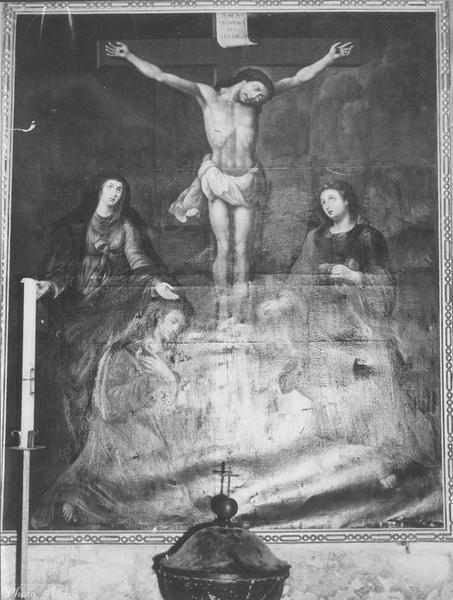 tableau : la Crucifixion, vue générale - © Ministère de la Culture (France), Médiathèque du patrimoine et de la photographie (objets mobiliers), tous droits réservés