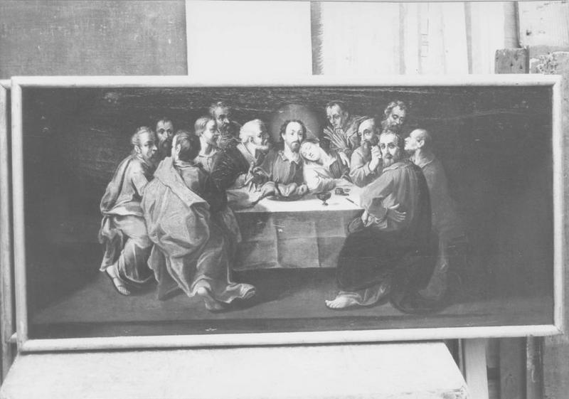 tableau : la Cène, vue générale - © Ministère de la Culture (France), Médiathèque du patrimoine et de la photographie (objets mobiliers), tous droits réservés