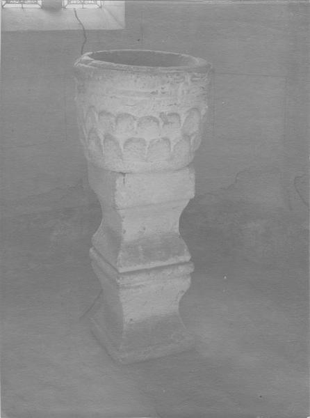 bénitier, vue générale