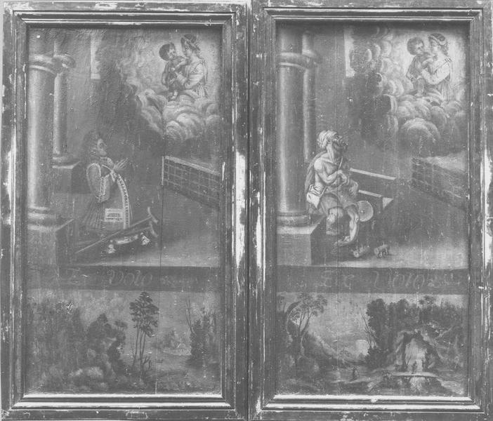 ex-voto (2), 2 tableaux dédiés à Notre-Dame-de-la-Plagne, vue générale