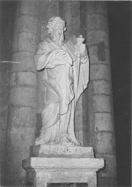 statue : saint Paul, vue générale