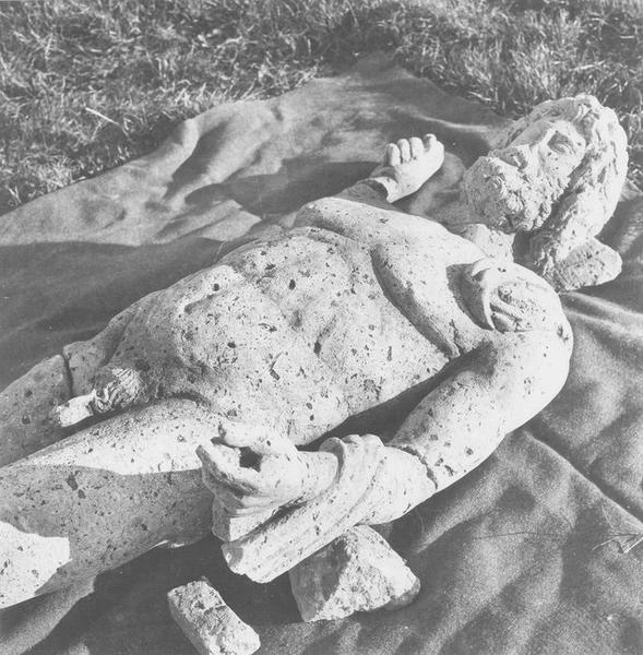 statue : Jupiter, vue partielle