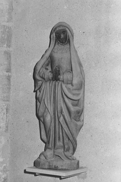 statue : Vierge des douleurs, vue générale