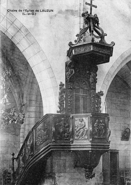 chaire à prêcher, vue générale