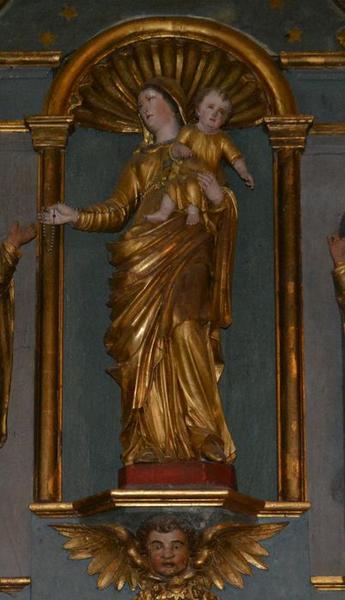 statues : Vierge à l'enfant, vue générale - © Ministère de la Culture (France), Médiathèque du patrimoine et de la photographie (objets mobiliers), tous droits réservés