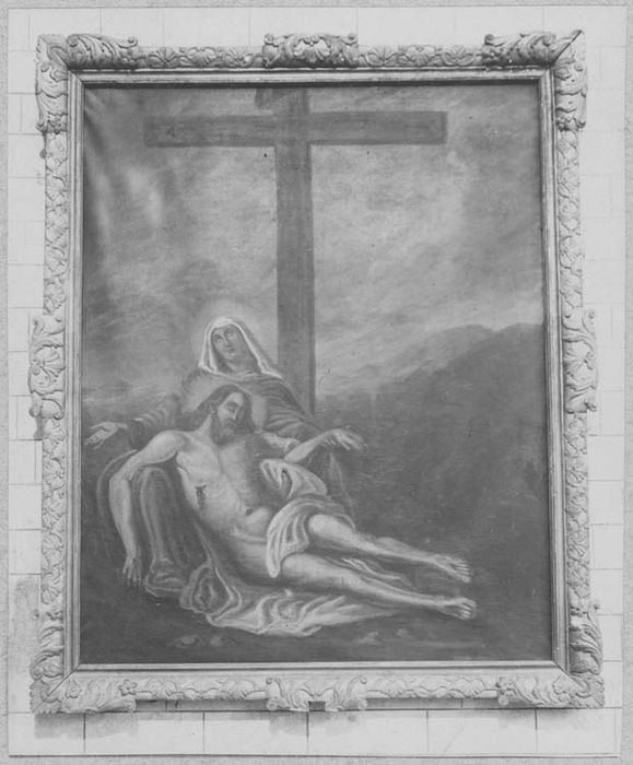 cadre, tableau : Vierge de pitié