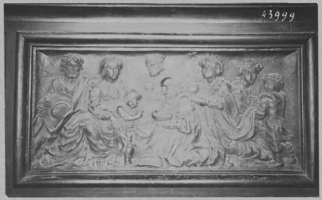 bas-relief : Adoration des mages