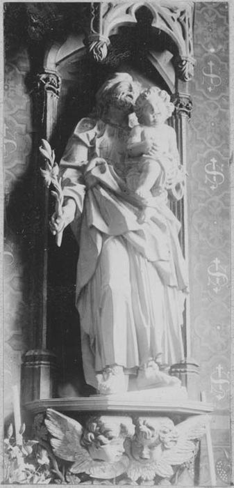 statue : saint Joseph et l’Enfant