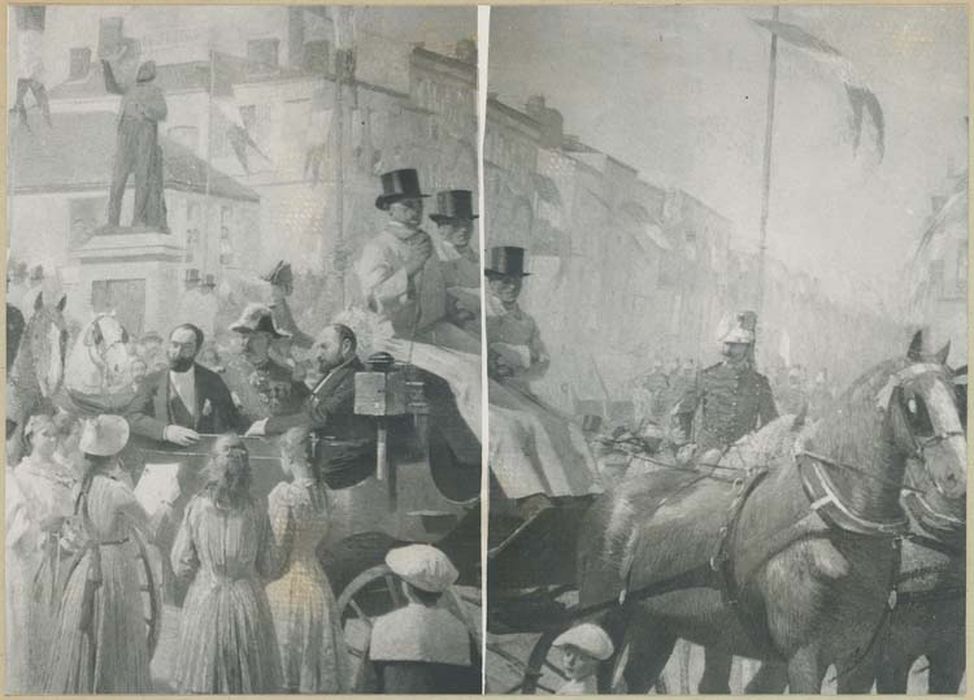 tableau : Visite du président Carnot à Agen - © Ministère de la Culture (France), Médiathèque du patrimoine et de la photographie, diffusion GrandPalaisRmn Photo