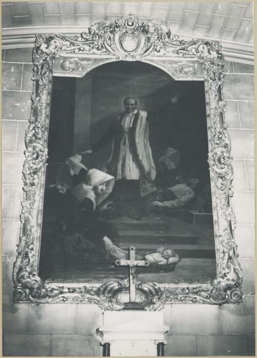 tableau et son cadre : Saint Vincent de Paul - © Ministère de la Culture (France), Médiathèque du patrimoine et de la photographie, diffusion GrandPalaisRmn Photo