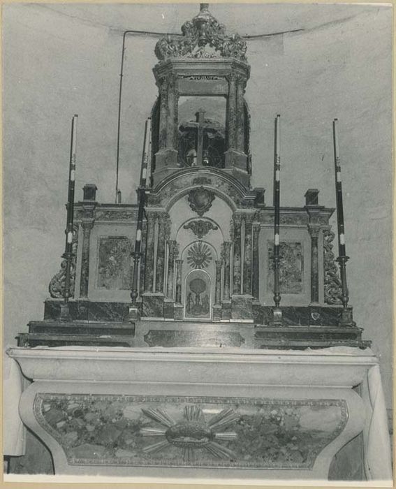 autel (maître-autel), tabernacle et exposition