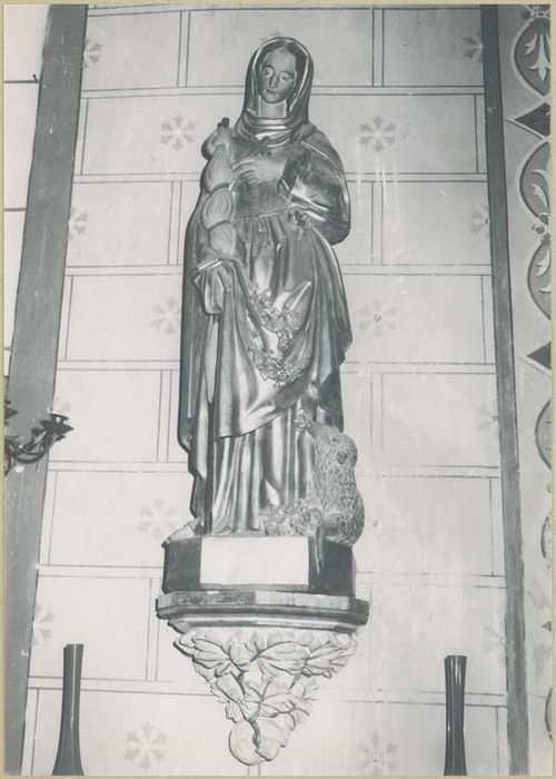 statue : Sainte Germaine, socle - © Ministère de la Culture (France), Médiathèque du patrimoine et de la photographie, diffusion GrandPalaisRmn Photo