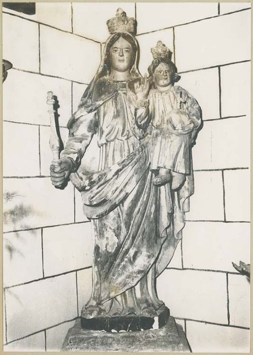 statue : Vierge à l'Enfant dite Vierge de La Plagne