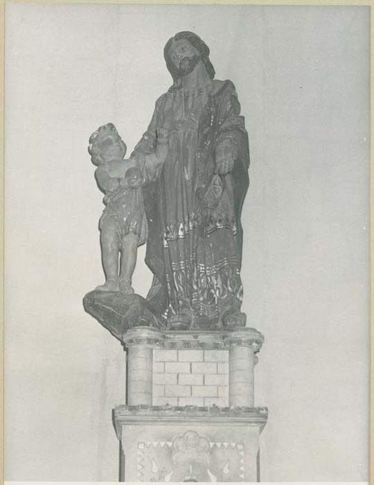 groupe sculpté : Saint Joseph et l'Enfant Jésus - © Ministère de la Culture (France), Médiathèque du patrimoine et de la photographie, diffusion GrandPalaisRmn Photo