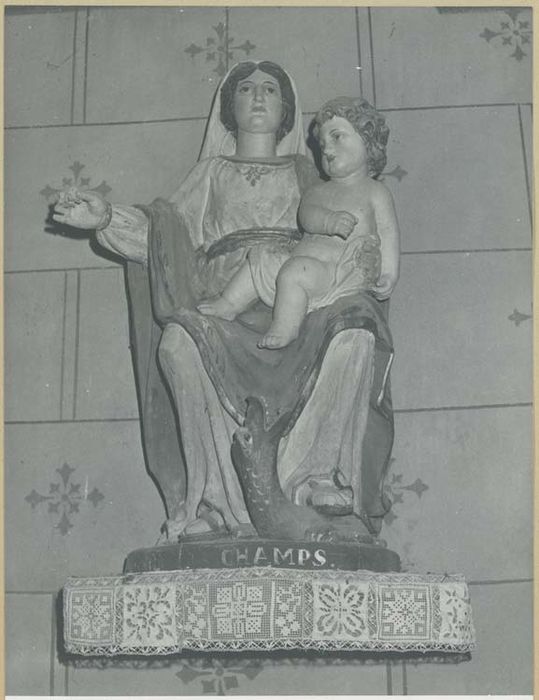 statue : Vierge à l'Enfant dite Notre-Dame des Champs - © Ministère de la Culture (France), Médiathèque du patrimoine et de la photographie, diffusion GrandPalaisRmn Photo