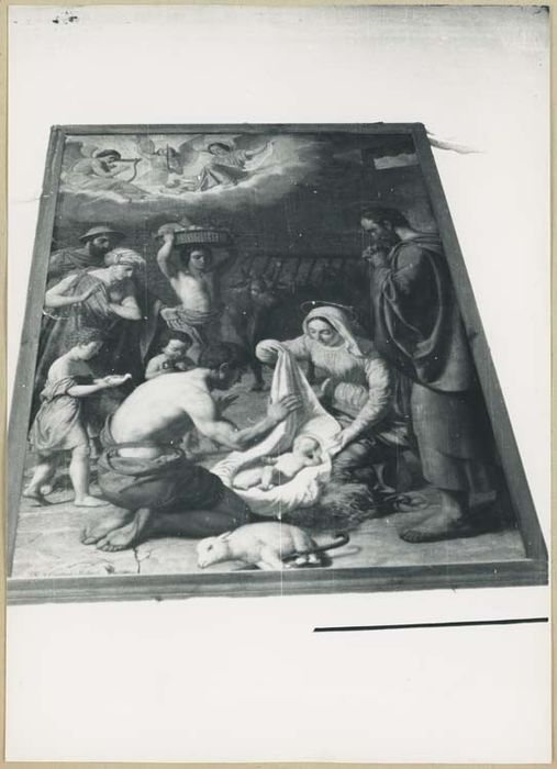 tableau : Adoration des bergers